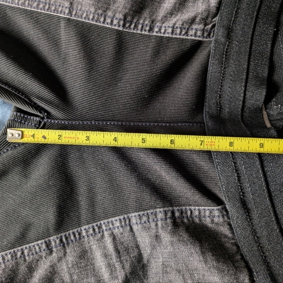 BCBGMAXAZRIA denim punk stretch jeggings / leggings black & grey size xs - Picture 2 of 7